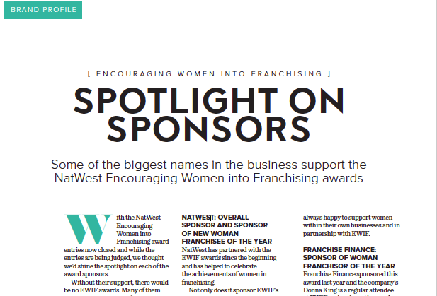 EWIF in What Franchise Magazine: April 17