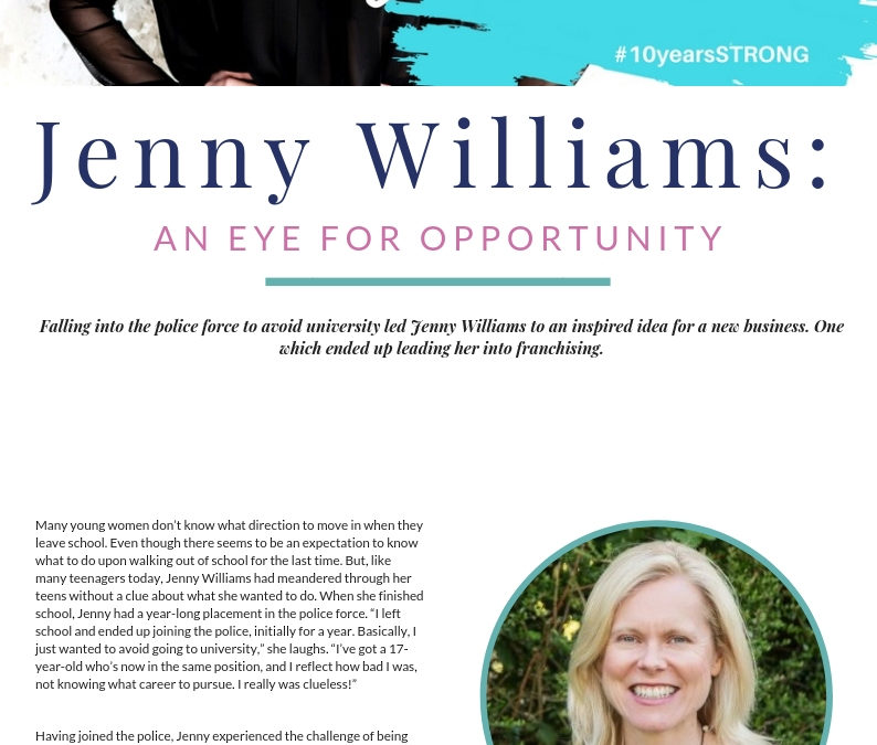 #EWIFinspires: Jenny Williams: An eye for opportunity