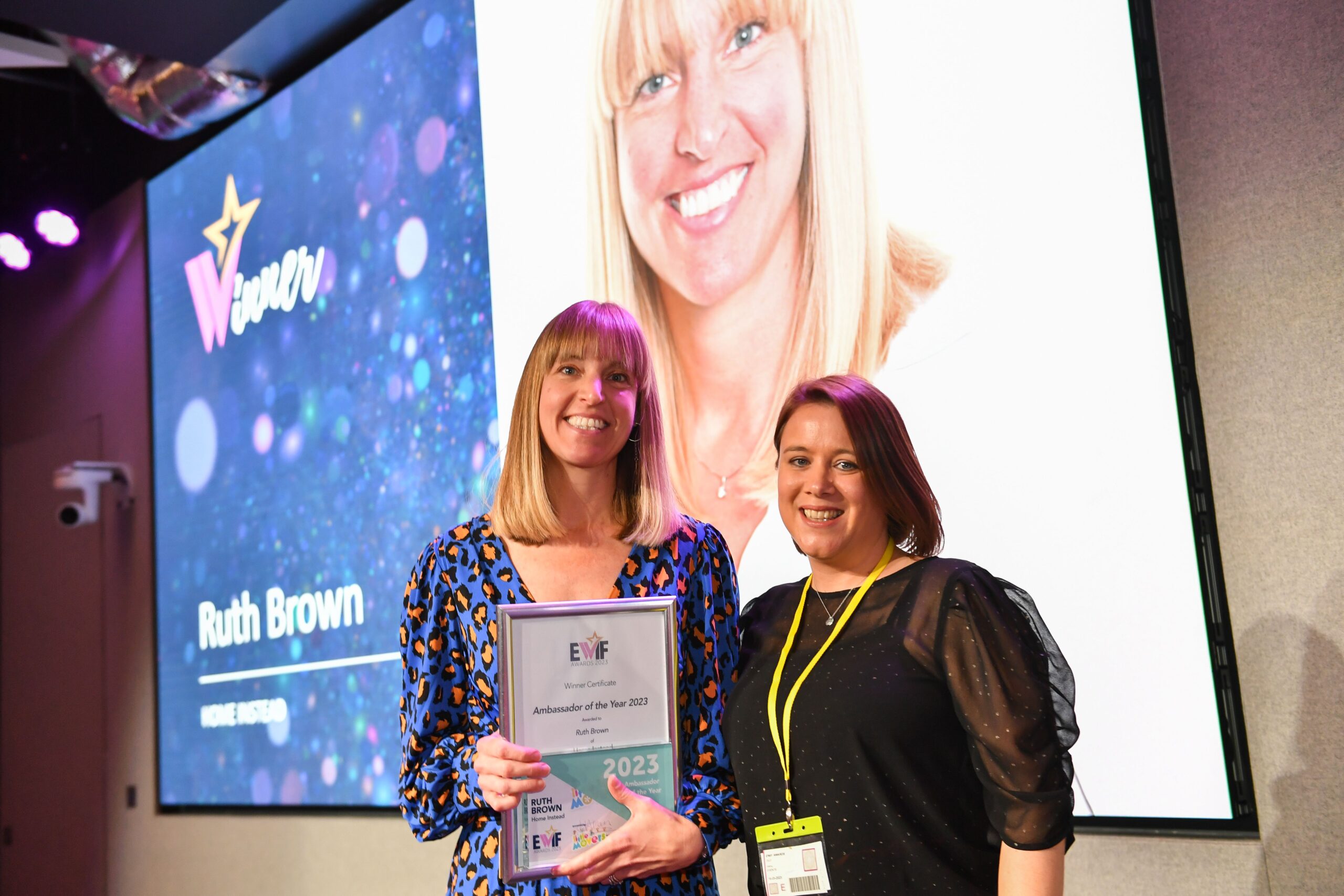 Ruth Brown “Life now looks and feels very different; I’m very grateful to everyone who has supported me to achieve this.”