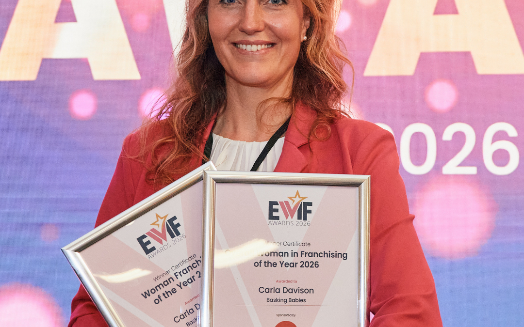 Nurturing Success: Carla Davison wins Woman Franchisor of the Year and overall Woman of the year 2026.